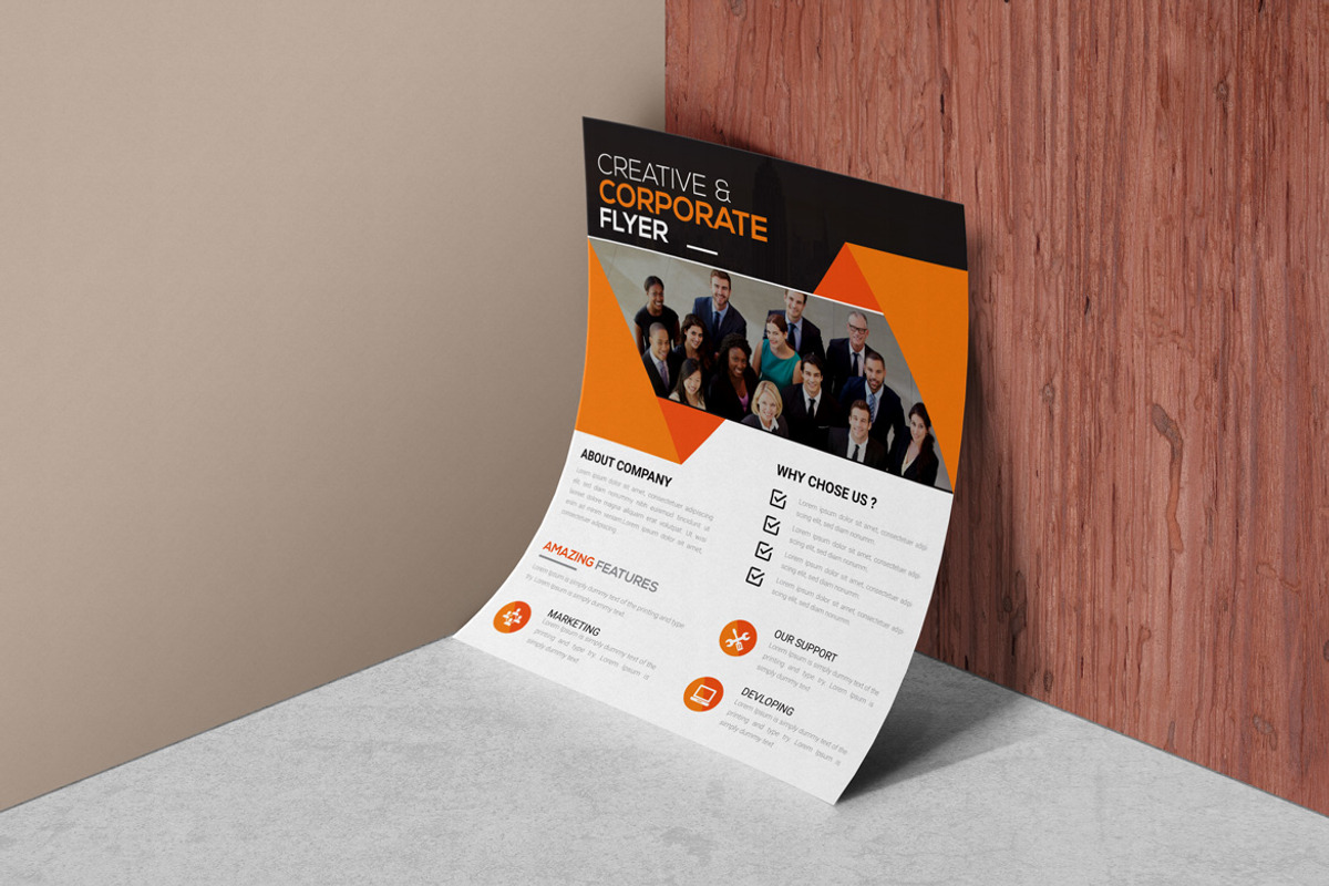 Creative Business Marketing Flyer, a Flyer Template by BrandlyTemplate (Photo 6 of 6)