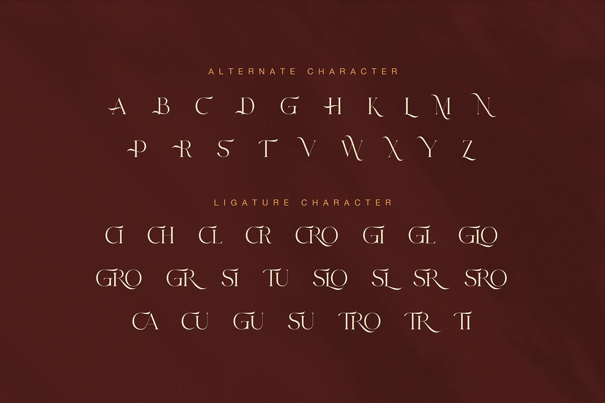 Gloci Elegant Serif Font, a Serif Font by Graphicxell (Photo 8 of 8)