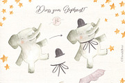 Baby Elephants, an Animal Illustration by Flora+Bear (Thumbnail 4 of 6)