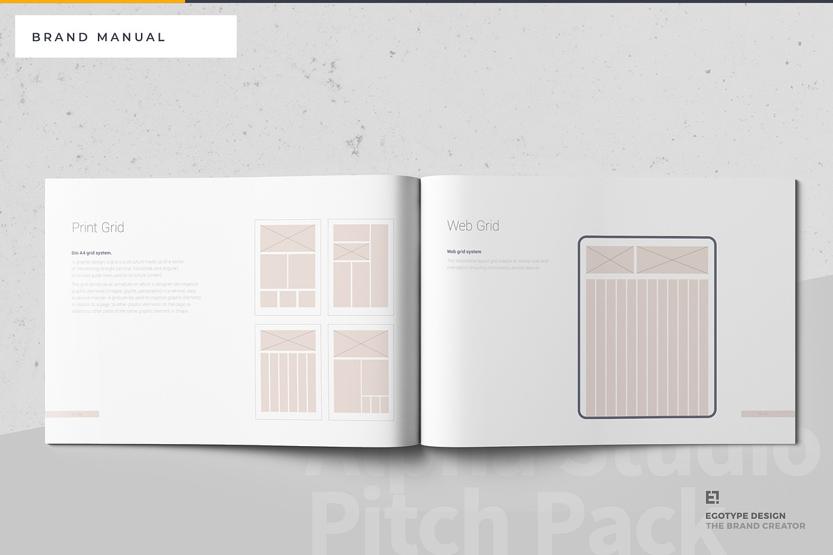 Calm Brand Guidelines, a Brochure Template by Egotype (Photo 11 of 35)