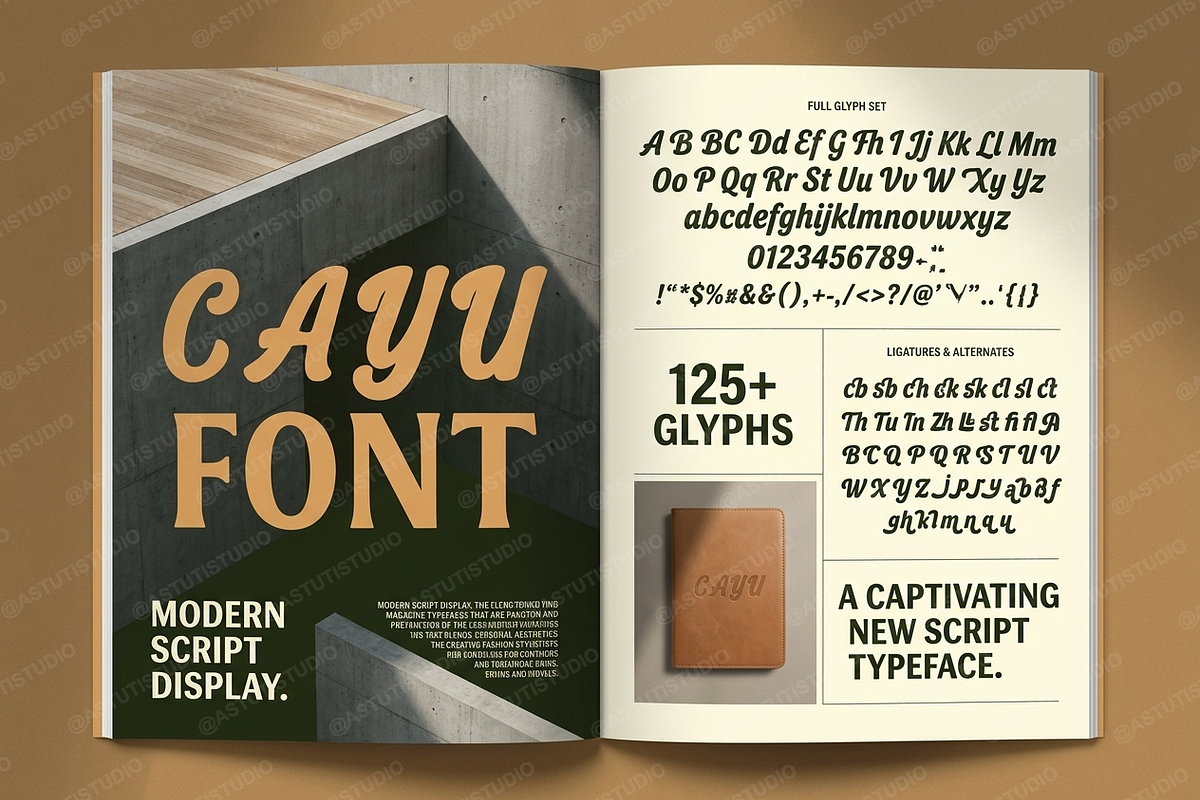 Cayu - Refined Modern Serif, a Serif Font by Astuti Studio (Photo 12 of 23)
