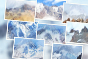 30 Grainy Mountain Backgrounds, a Background Graphic by Nadia Murash (Thumbnail 7 of 8)