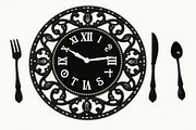 Vintage Wall Clock Victorian design, an Illustration by Amazin_art (Thumbnail 9 of 21)