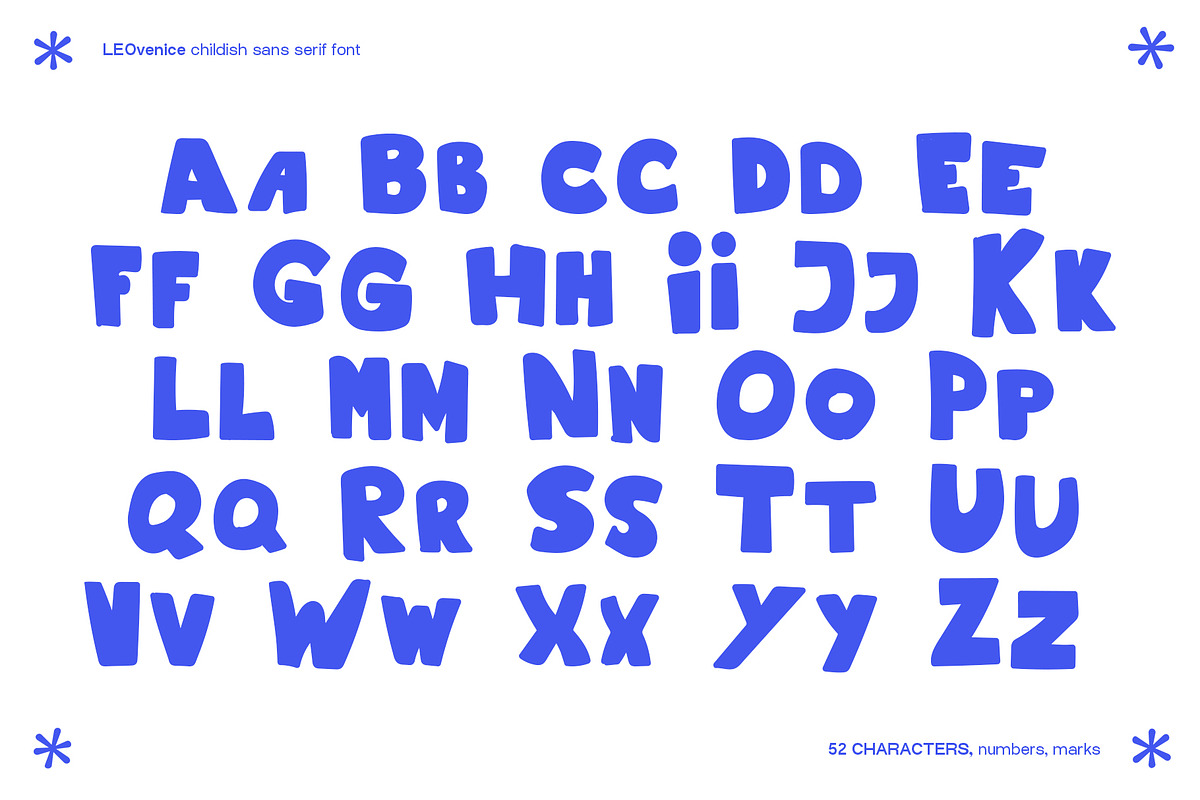 LEOvenice childish sans serif font, a Sans Serif Font by MDP TYPEFACES (Photo 2 of 6)
