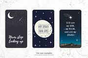 Stars, Moons & other Celestials, an Object Illustration by amber&ink (Thumbnail 4 of 6)