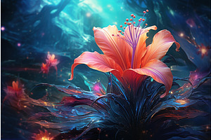 Mesmerizing Paradise Flower Art