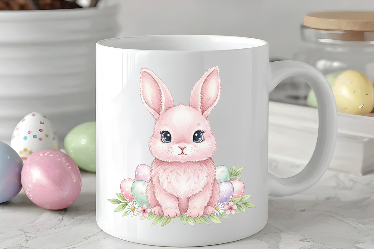 Easter Bunny Babe PNG, an Illustration by CraftArtStudio (Photo 2 of 4)