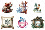 Winter Charm Watercolor Clipart, an Illustration by DreamPrint404 (Thumbnail 5 of 5)