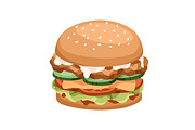 Sandwiches, toasts and burgers set, a Food Illustration by Good Studio (Thumbnail 17 of 21)