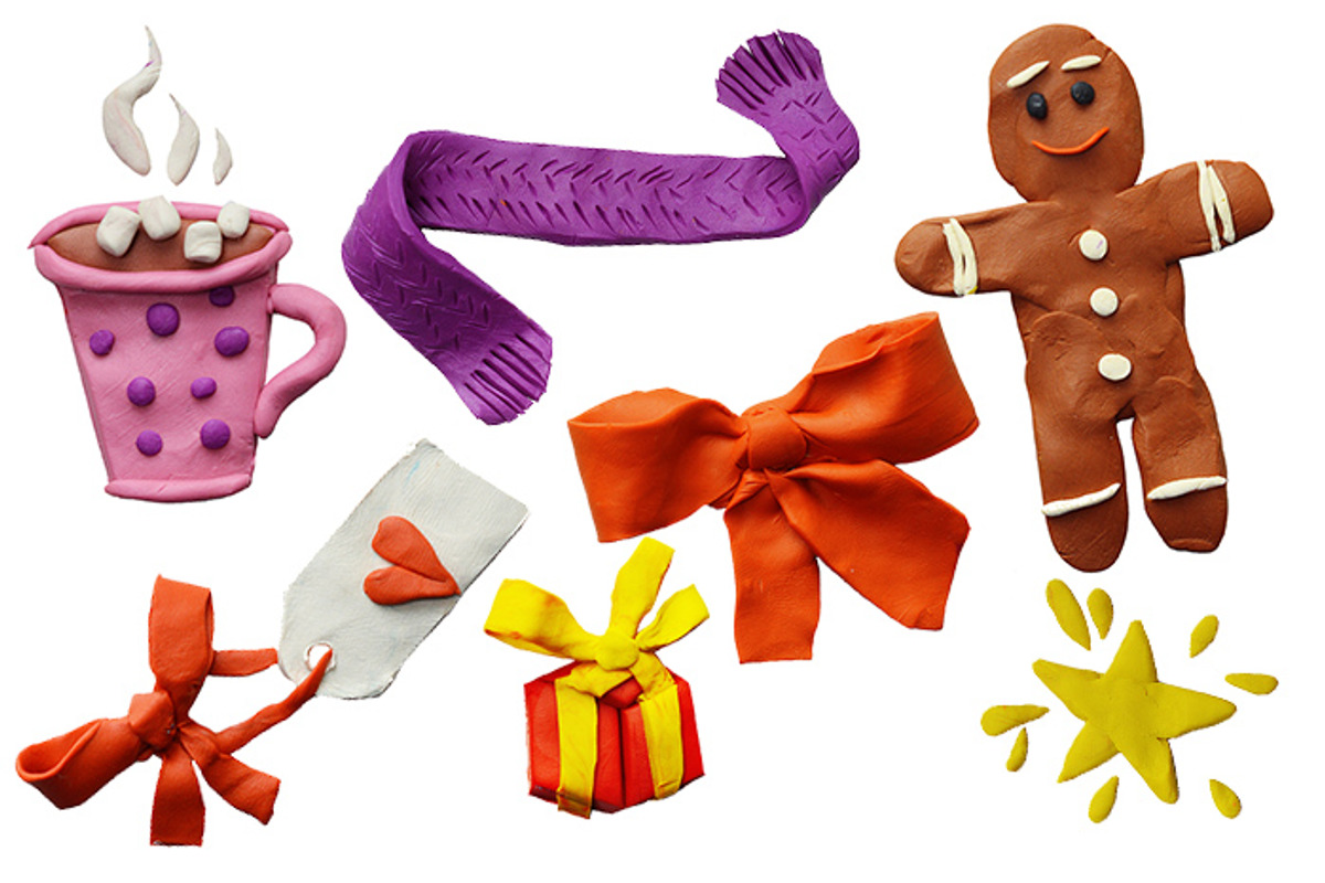 Plasticine Christmas set, a Household Mockup by art_mouse (Photo 6 of 10)