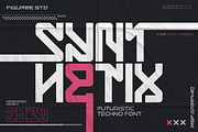 Synthetix - Futuristic Techno Font, a Symbol Font by figuree studio (Thumbnail 1 of 8)