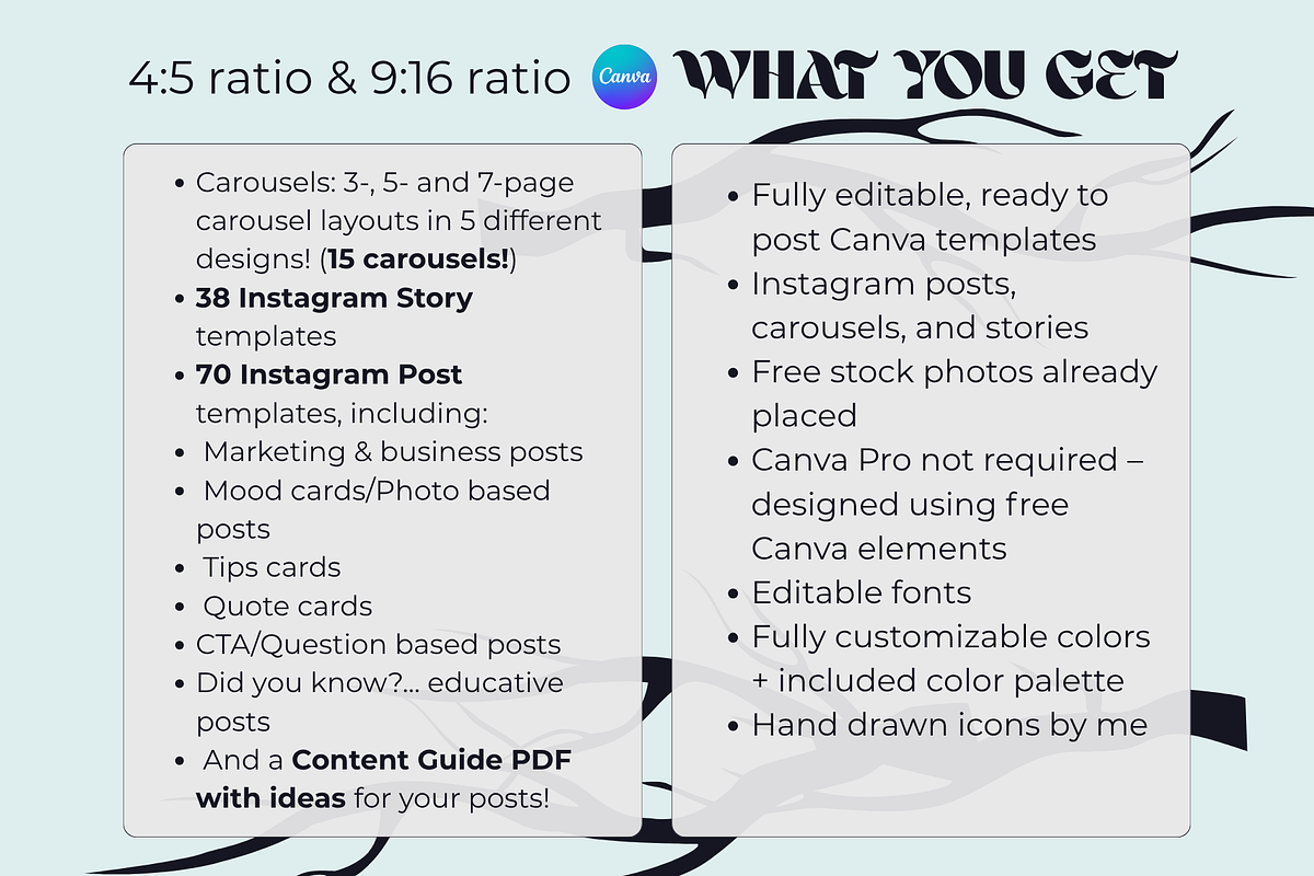 Coastal Witch Social Media Kit, a Social Media Template by Mochi Atelier (Photo 5 of 14)