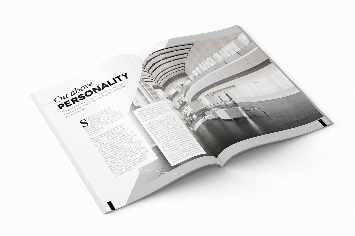 Magazine Template InDesign 11, a Magazine Template by Love Graphic Design (Photo 3 of 20)