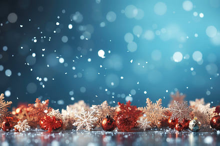 Christmas backgrounds with snowflake, a Background Photo by Perpis