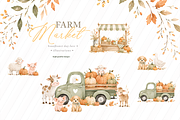 Fall Farm Market Animals Clipart, an Animal Illustration by Sunflower Day Love (Thumbnail 2 of 5)