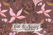 Ode to Spring- Gouache Floral Set, an Illustration by SmallHouseBigPony (Thumbnail 5 of 13)