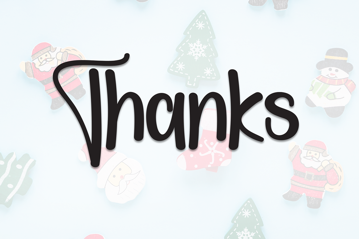 Comic Christmas | Script Font, a Script Font by Scratchones (Photo 8 of 8)