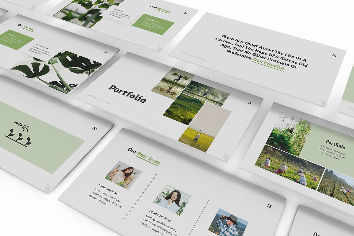 The Farmer Powerpoint Template, a Presentation Template by Formatika Studio (Photo 7 of 10)