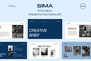 Sima | Pitch Deck Canva Presentation, a Presentation Template by Artfullyours (Thumbnail 1 of 7)