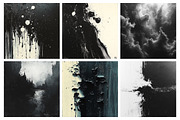 Dark Ink Textures, an Illustration by RobertsArt (Thumbnail 5 of 5)