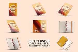 A5 Notebook 8 Mock-Up