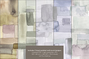 Alura watercolor abstract wall mural, a Wallpaper Graphic by Timofi Art (Thumbnail 2 of 20)