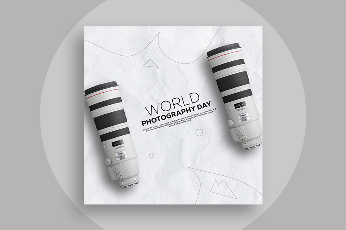 World photographer day template, a Social Media Template by Northfrom (Photo 3 of 3)