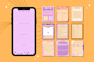 10 Organic Planners Canva Templates