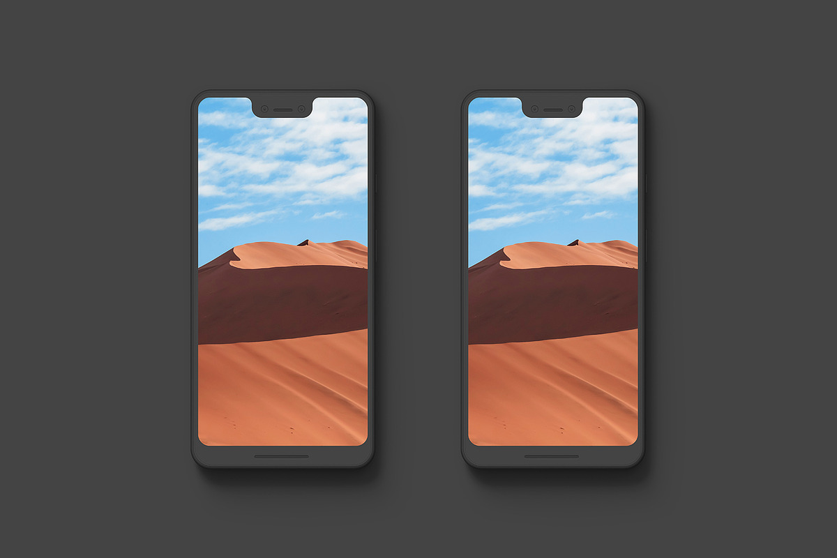 Pixel 3XL - 21 Clay Mockups - PSD, an iPhone Mockup by Asylab (Photo 10 of 73)