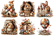 Easter Bunny House Clipart, an Illustration by Daily.Designs (Thumbnail 4 of 8)