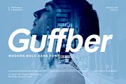 Guffber - Modern Bold Sans Font, a Sans Serif Font by PuriCreative (Thumbnail 1 of 10)