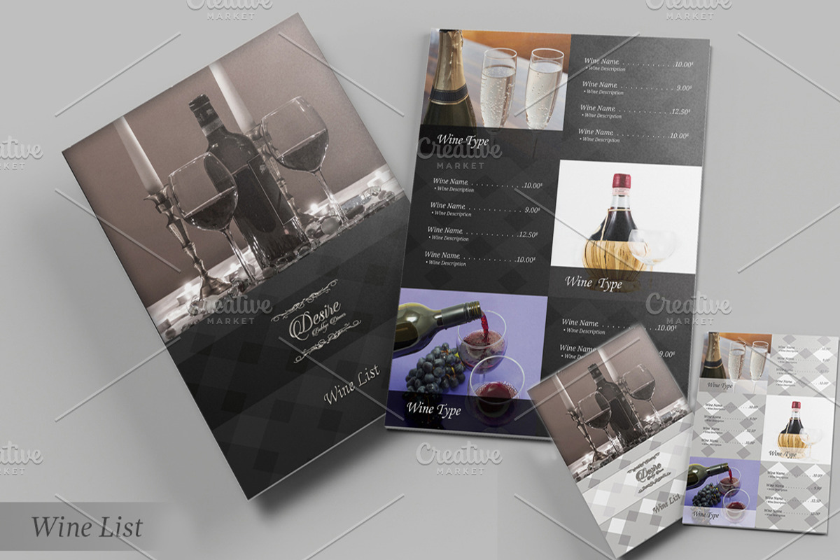 Restaurant Menu Set, a Brochure Template by BettyDesign (Photo 10 of 10)