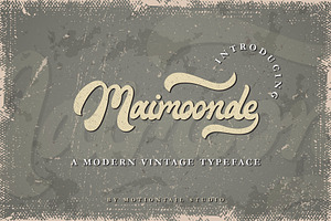 Maimoonde Vintage Font