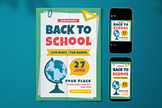 Back to School Flyer Set, a Flyer Template by Pitchlook.Studio (Thumbnail 1 of 3)