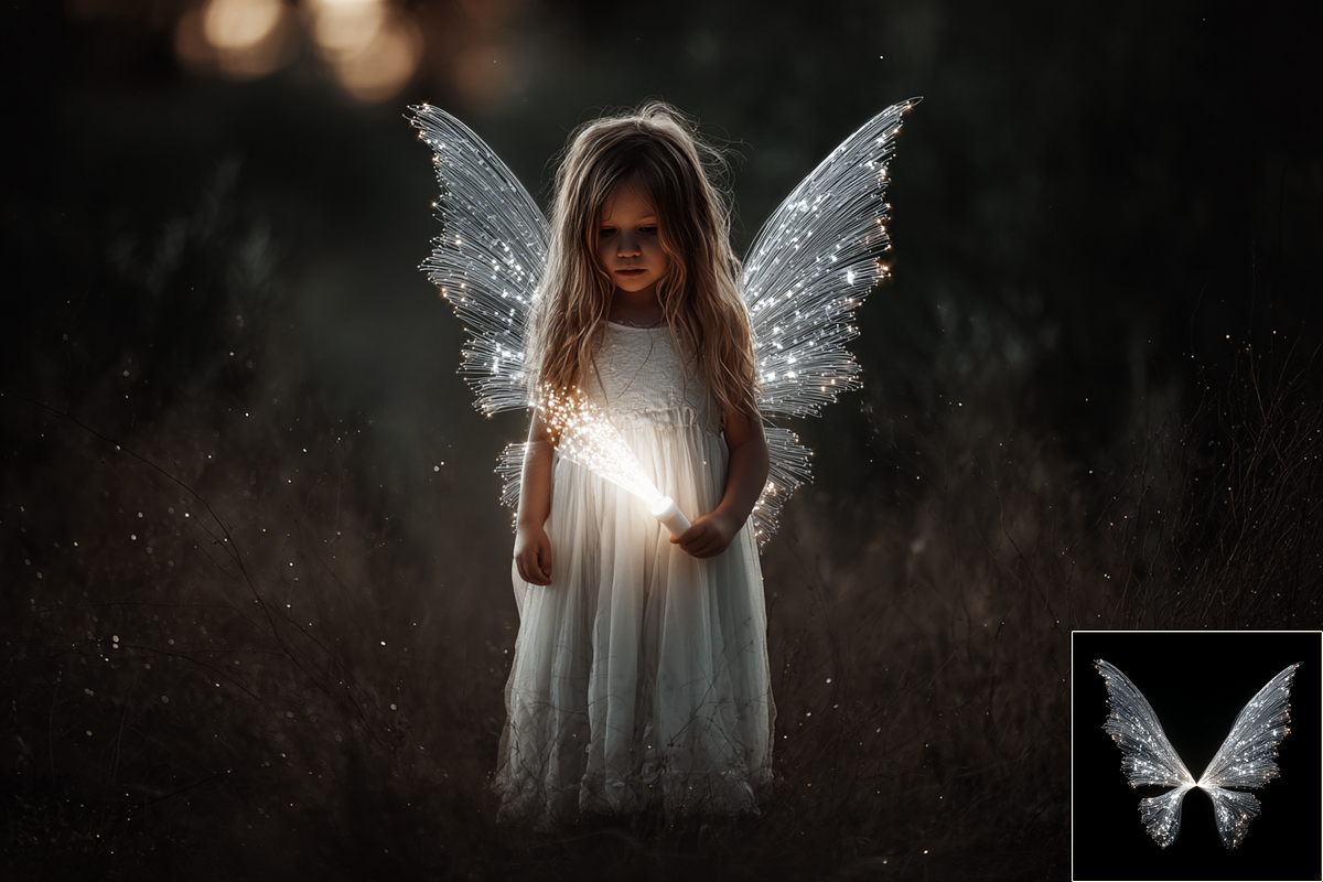 Glowing Wings Overlays, a Photo by HappyNews (Photo 5 of 8)