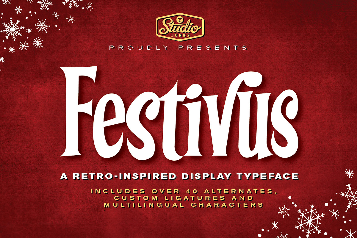 Festivus | Retro Holiday Type!