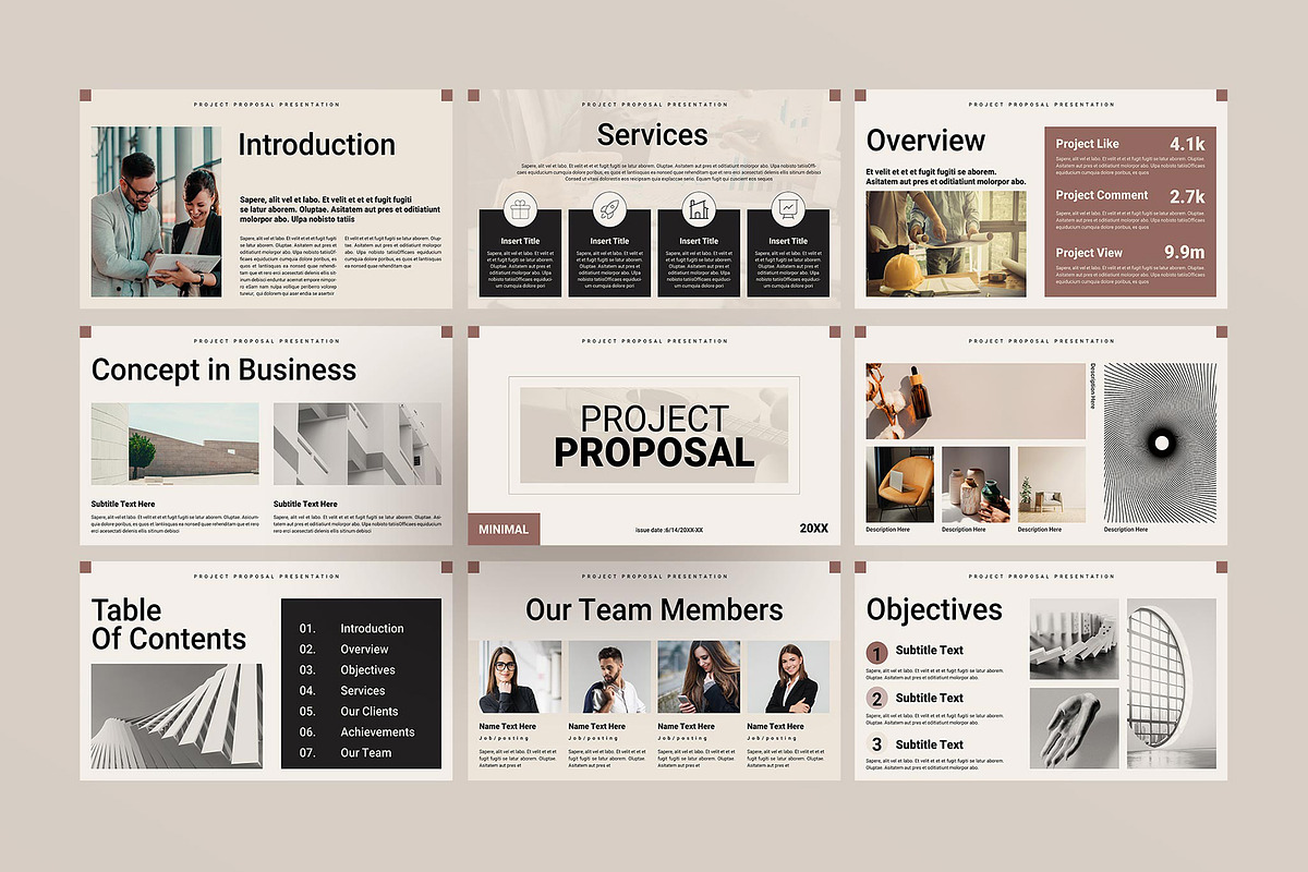 Project Proposal Presentation, a Presentation Template by E-Type (Photo 1 of 3)