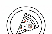 Food Beverage Icon Pack, an Outline Icon by adenpinkstore (Thumbnail 11 of 18)