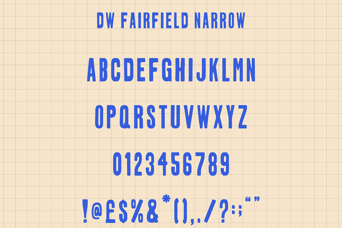 DW Fairfield Vintage Font Duo, a Font by Walker Design Co. (Photo 5 of 8)