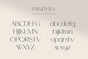 Pandyra - Delicate Luxury Serif