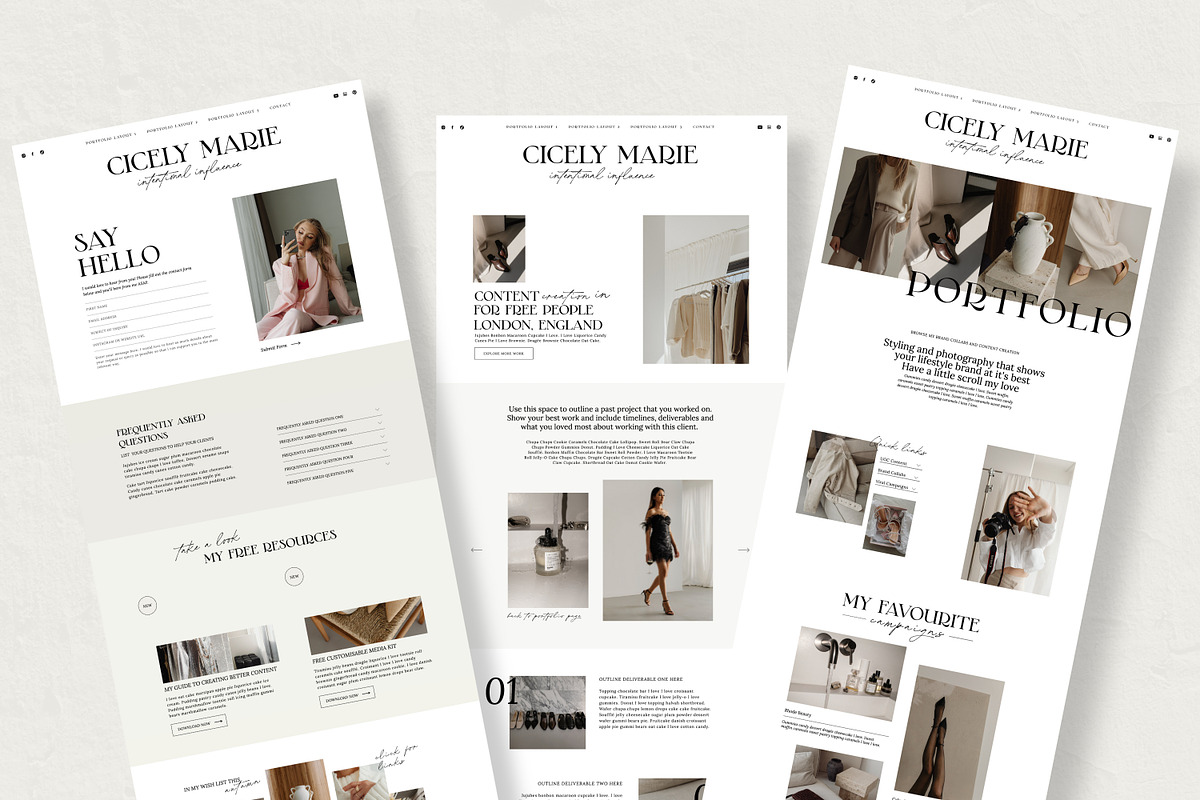 Portfolio Website Template, a Websites & App Template by Field Digital (Photo 10 of 10)