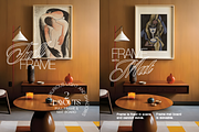 A1 Poster Mockup Warm Wood Interior, a Mockup by WasMockups (Thumbnail 3 of 5)