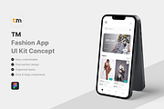TM - Fashion App UI Kit, an UI Kit Template by iDoodle Studio (Thumbnail 1 of 4)
