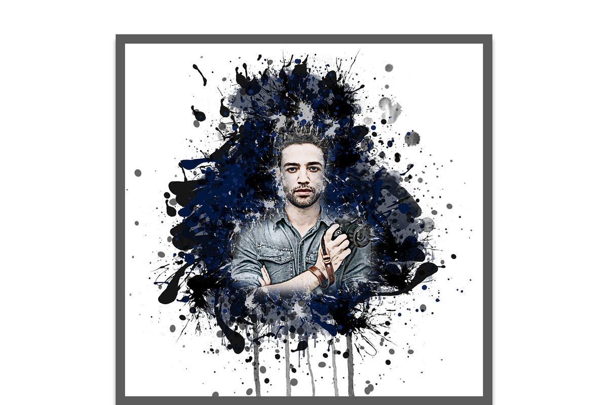 Abstract Ink Effect Photoshop Action, an Action Add-On by Studio Retouch (Photo 6 of 12)