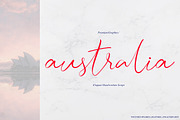 Australia Script Font, a Script Font by Ryn Pojas (Thumbnail 1 of 9)