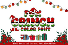 Fox Grinch Color Font