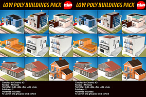 Low Poly Buildings Pack