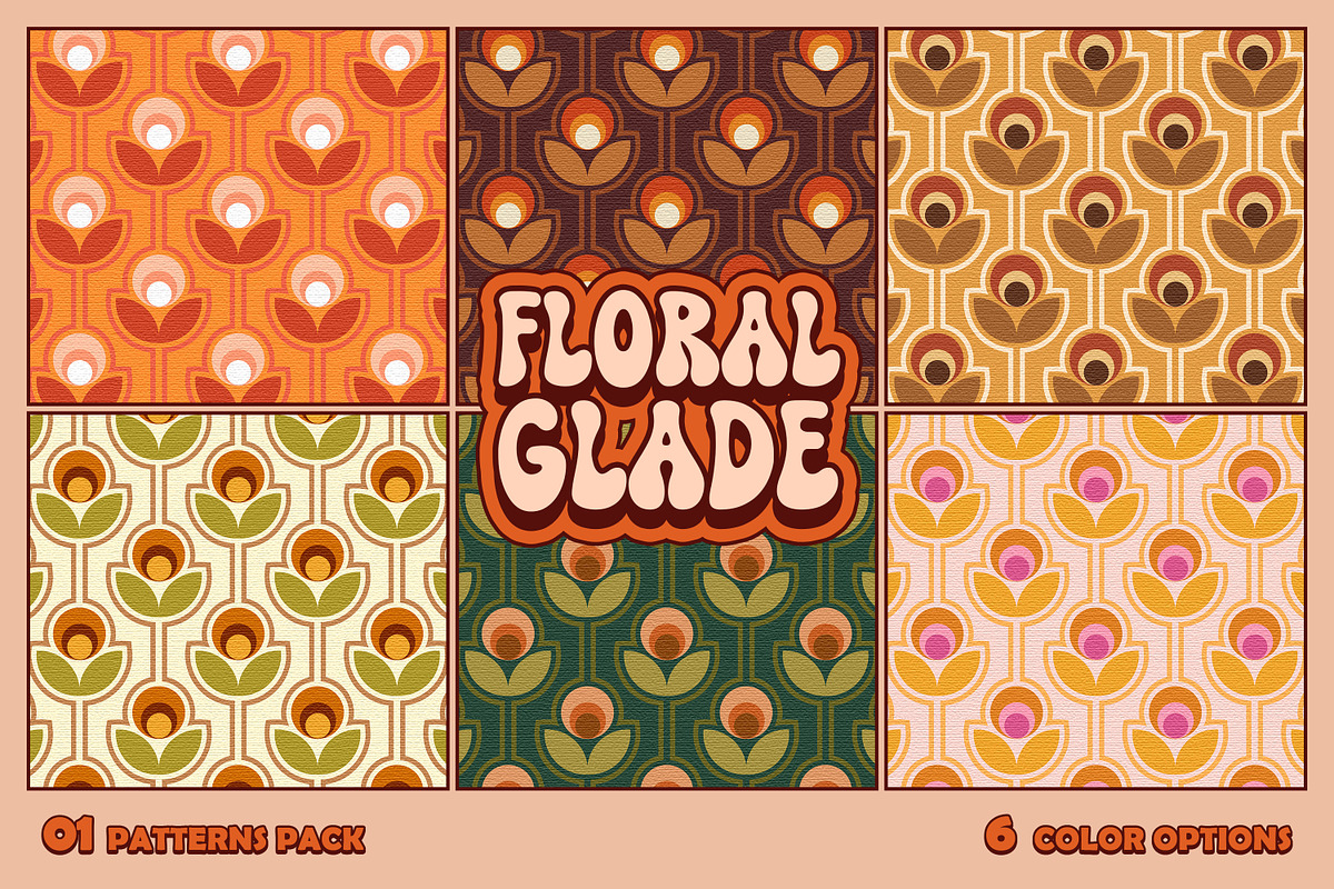 6 Floral Glade | Seamless Patterns, a Pattern Graphic by Pykhtik Design Shop (Photo 1 of 7)