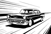 Vintage Speed Car SVG Bundle, an Object Graphic by Creativeshirt (Thumbnail 11 of 12)
