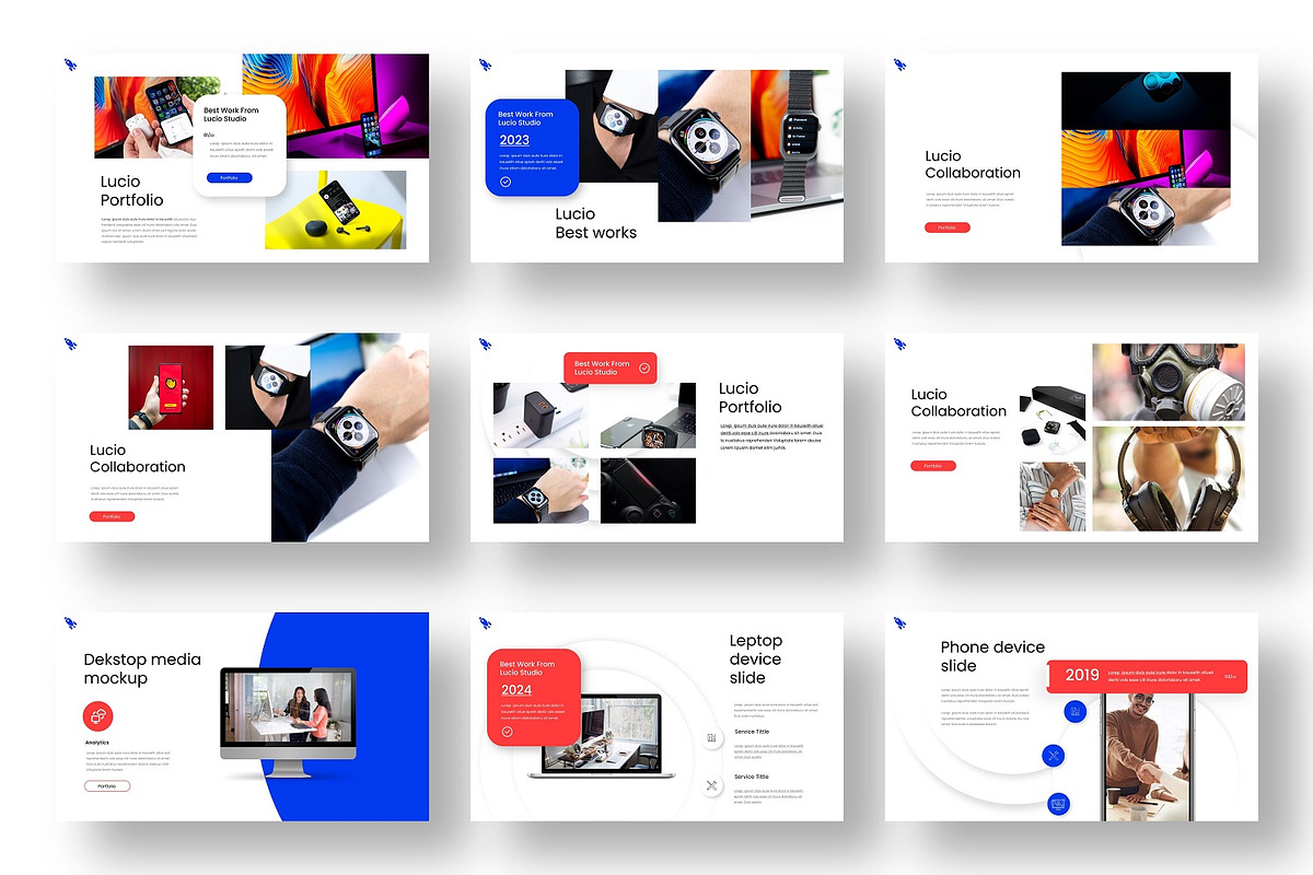 Lucio – Business PowerPoint Template, a Presentation Template by Dens Creative Studio (Photo 4 of 6)
